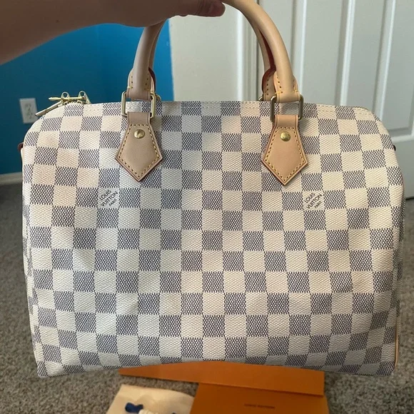 Louis Vuitton Speedy Bandouliere 30 Azur - Picture 2 of 13